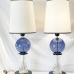 Lampade sfera blu